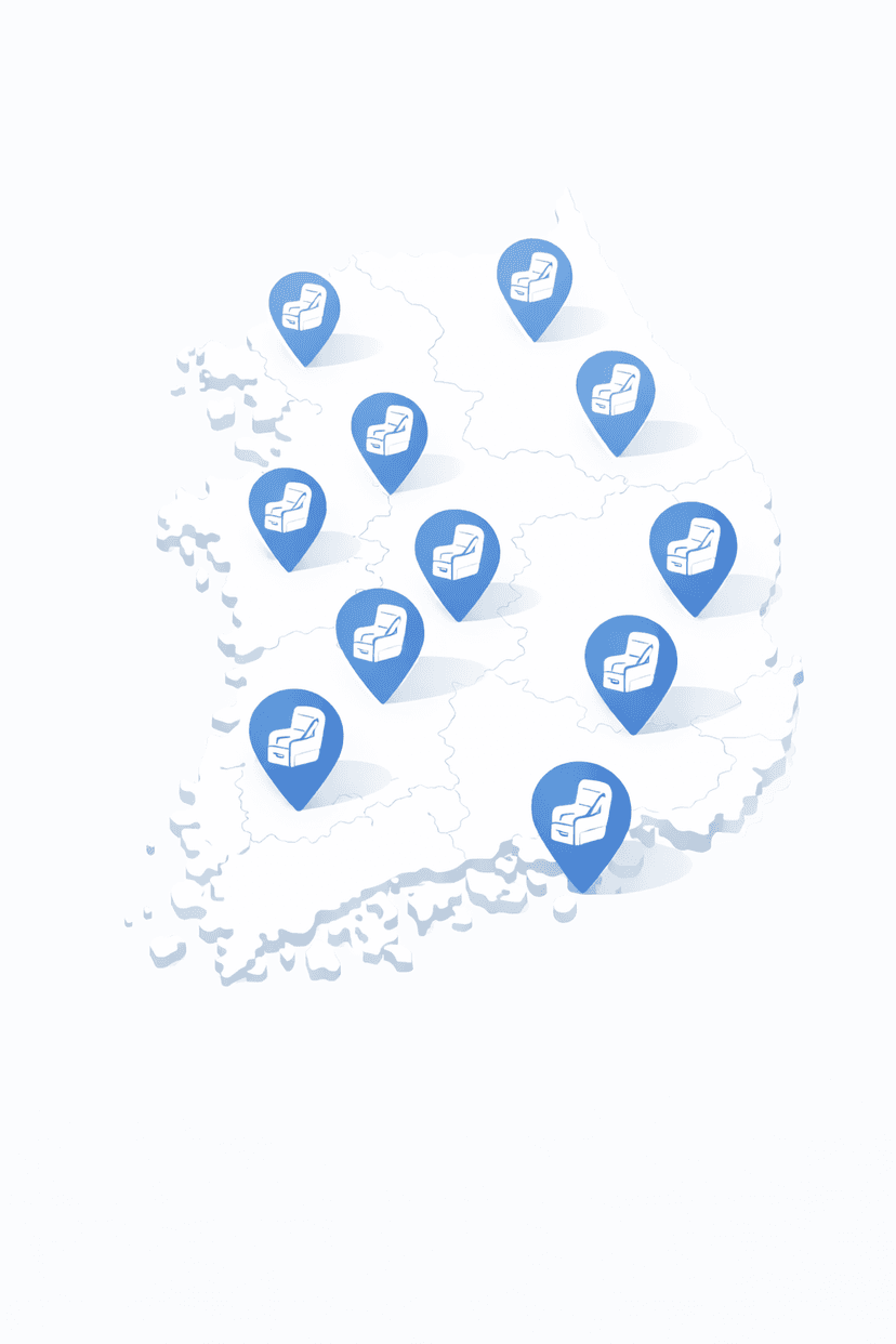 전국 안마의자 수거 네트워크